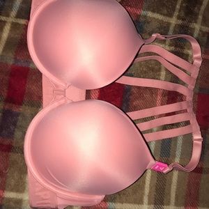 Pink bra